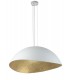 Lampada a Sospensione per Interni Moderni Collezione Onda Grande Colore Bianco/Oro