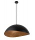 Lampada a Sospensione per Interni Moderni Collezione Onda Grande XL Colore Nero/Rame