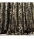 Eyelet Modern black and gold Curtain Opera 140 x 270 cm