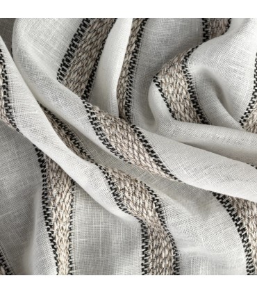 Tenda Leggera di Lino a Righe TOMMASO 140 x 270 cm