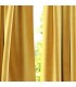 Tape Top Curtain 140x250cm Bel Velluto - Light Gold