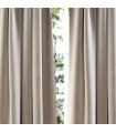 Tape Top Curtain 140x250cm Bel Velluto - Light Brown