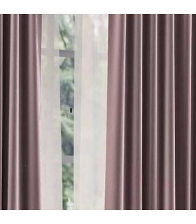 Tape Top Curtain 140x250cm Bel Velluto - Pink