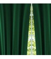 Tape Top Curtain 140x250cm Bel Velluto - Green