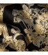 Luxurious Classic Curtain CASTELLO Gold & Black 130x270 cm