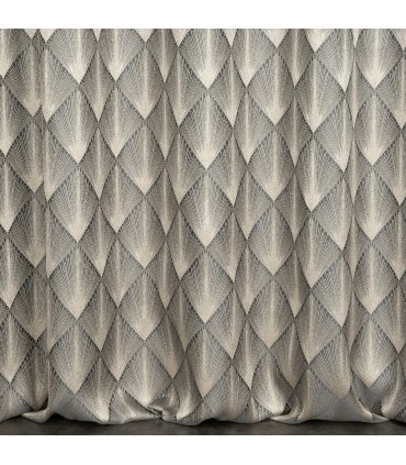 Modern, Light Beige, Eyelet Curtain Lille 140 x 280 cm