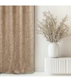 Velvet, Beige - Gold Curtain 130 x 270 cm - Elodie