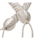 Modern Cord for Curtains VERA White - Ivory