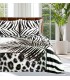 Black and White Bedding Set with Modern Motive 160x200cm