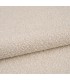 Tissu d'ameublement bouclé Ivoire Bettina