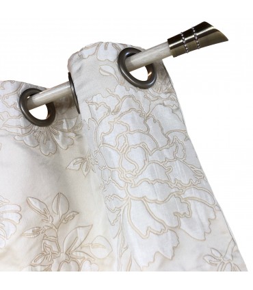 eyelet cream Curtains