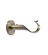 Single Support for Curtain Rod Antique Brass